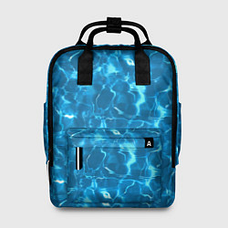 Рюкзак женский Текстура Воды Море, цвет: 3D-принт