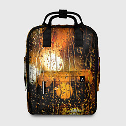 Рюкзак женский В городе дождь, цвет: 3D-принт