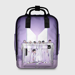 Рюкзак женский BTS Purple, цвет: 3D-принт