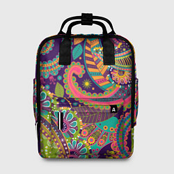 Рюкзак женский Яркий красочный узор, цвет: 3D-принт