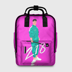 Рюкзак женский Опасный 218, цвет: 3D-принт