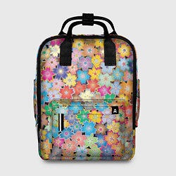 Рюкзак женский Цветы цветочки, цвет: 3D-принт