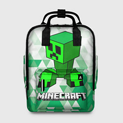 Рюкзак женский Minecraft Creeper ползучий камикадзе, цвет: 3D-принт