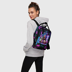 Рюкзак женский Аркейн неон, цвет: 3D-принт — фото 2