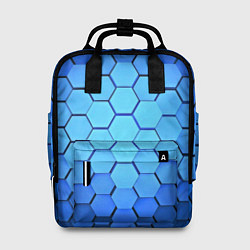 Рюкзак женский Неоновые 3D ПЛИТЫ, цвет: 3D-принт