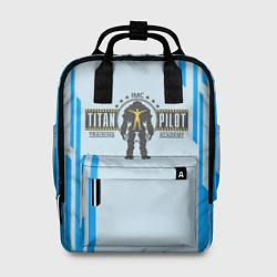 Рюкзак женский Школа пилотов Титанов, цвет: 3D-принт