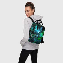 Рюкзак женский Изумрудное настроение, цвет: 3D-принт — фото 2