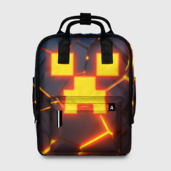 Рюкзак женский ОГНЕННЫЙ КРИПЕР 3D ПЛИТЫ FIRE CREEPER, цвет: 3D-принт
