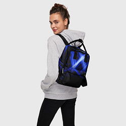 Рюкзак женский Синяя бесконечность энергии, цвет: 3D-принт — фото 2