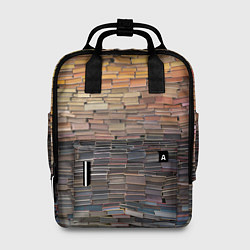 Рюкзак женский Книжные кирпичики знаний, цвет: 3D-принт