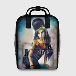 Рюкзак женский Amy Jade Winehouse, цвет: 3D-принт