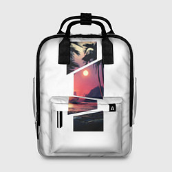 Рюкзак женский Сайдинг Пальма, цвет: 3D-принт