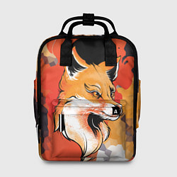 Рюкзак женский Хитрый лис в закате, цвет: 3D-принт