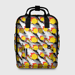 Рюкзак женский Падение Биткоина, цвет: 3D-принт