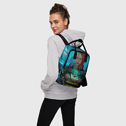 Рюкзак женский Vi girl cyberpunk 2077, цвет: 3D-принт — фото 2