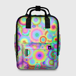 Рюкзак женский Disco-Tie-Dye, цвет: 3D-принт