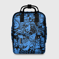 Женский рюкзак Emoticons in graffiti