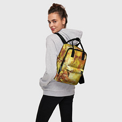 Рюкзак женский Спортивный камуфляж Пикси - Лимон, цвет: 3D-принт — фото 2