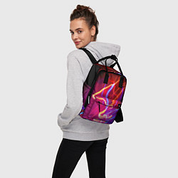 Рюкзак женский Neon vanguard pattern Lighting, цвет: 3D-принт — фото 2