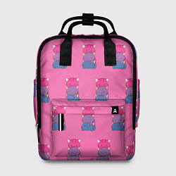 Рюкзак женский Котики светофоры, цвет: 3D-принт