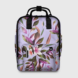 Рюкзак женский Цветы Вересковый Сад, цвет: 3D-принт
