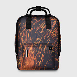 Рюкзак женский Искры от пламени, цвет: 3D-принт