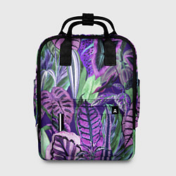 Рюкзак женский Цветы Яркие Тропики, цвет: 3D-принт