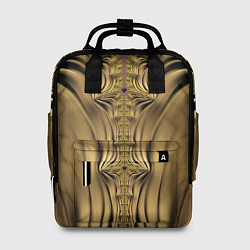 Рюкзак женский Песчаный охотник Фрактал Абстракция, цвет: 3D-принт