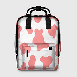 Рюкзак женский Розовая корова, цвет: 3D-принт