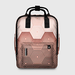 Рюкзак женский Hexagon Minimal, цвет: 3D-принт