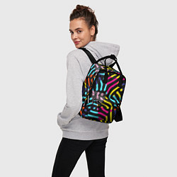 Рюкзак женский Красочный авангардный паттерн, цвет: 3D-принт — фото 2
