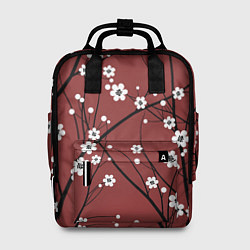 Рюкзак женский Цветы На Вишнёвом Дереве, цвет: 3D-принт