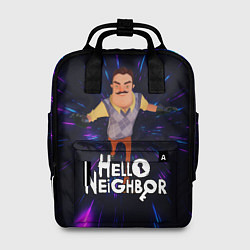 Женский рюкзак Hello Neighbor Привет сосед Бегущий сосед