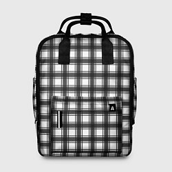 Рюкзак женский Black and white trendy checkered pattern, цвет: 3D-принт