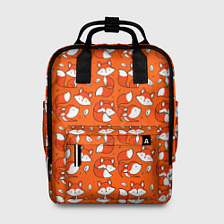 Рюкзак женский Red foxes, цвет: 3D-принт