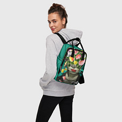 Рюкзак женский Фрида Кало - Арт Портрет, цвет: 3D-принт — фото 2