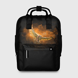 Рюкзак женский Сова вылетает из трехмерного пространства, цвет: 3D-принт