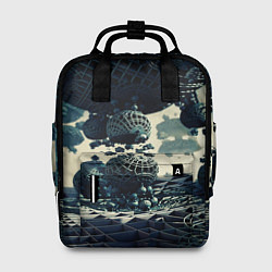 Рюкзак женский Трехмерный готический фрактал, цвет: 3D-принт