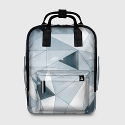 Женский рюкзак Множество треугольников - Абстрактная броня