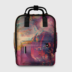 Женский рюкзак Множество красок - Розовый, красный, жёлтый