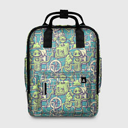 Рюкзак женский Робот и механизмы, цвет: 3D-принт