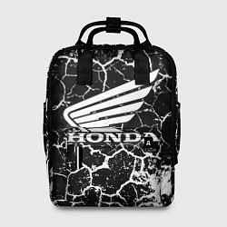 Рюкзак женский Honda logo арт, цвет: 3D-принт