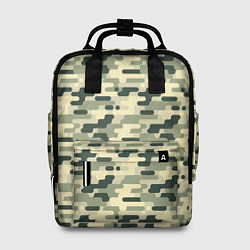 Рюкзак женский Камуфляж танковый мелкий, цвет: 3D-принт