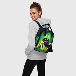 Рюкзак женский Halloween - призрак в плаще, цвет: 3D-принт — фото 2