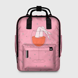 Рюкзак женский Купание в вине, цвет: 3D-принт