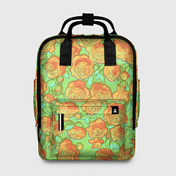 Рюкзак женский Яркая Чайная роза, цвет: 3D-принт