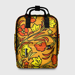 Женский рюкзак Хохлома золотой фон