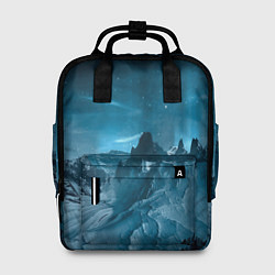 Рюкзак женский Снежные горные вершины, цвет: 3D-принт