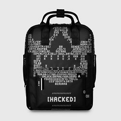 Женский рюкзак Hacked skull