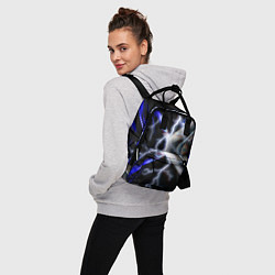 Рюкзак женский Молния в космосе, цвет: 3D-принт — фото 2